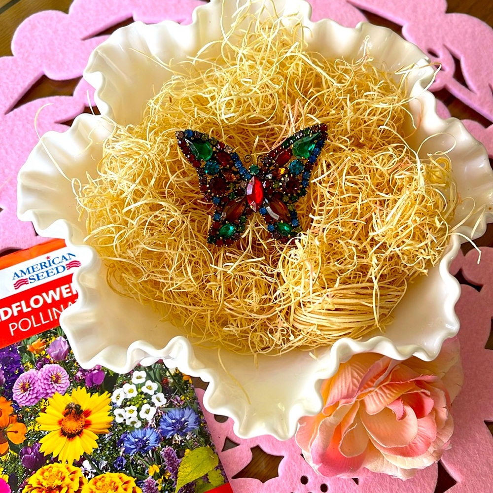 Vintage Butterfly Brooch